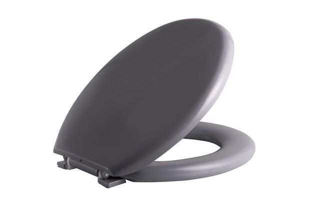 Assento Sanitário Almofadado Cinza