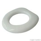 Assento sanitário almofadado Confort Baby branco Tondo