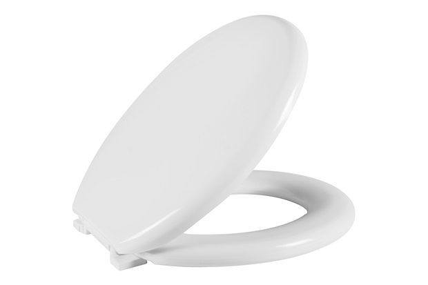 Assento Sanitário Almofadado Oval Branco