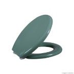 Assento sanitário almofadado Oval verde 5 Astra