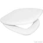 Assento sanitário almofadado Thema branco Astra