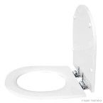 Assento sanitário com slow close Link Duna Nuova Carrara Ômega gelo Deca