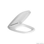 Assento sanitário com slow close termofixo Easy Clean Monte Carlo gelo Deca