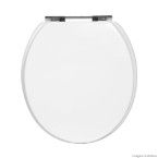 Assento sanitário Convencional MDF laqueado branco Alterna