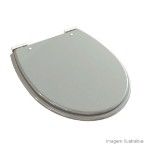 Assento sanitário Flamingo Azaléa Diamantina cinza platina Tondo