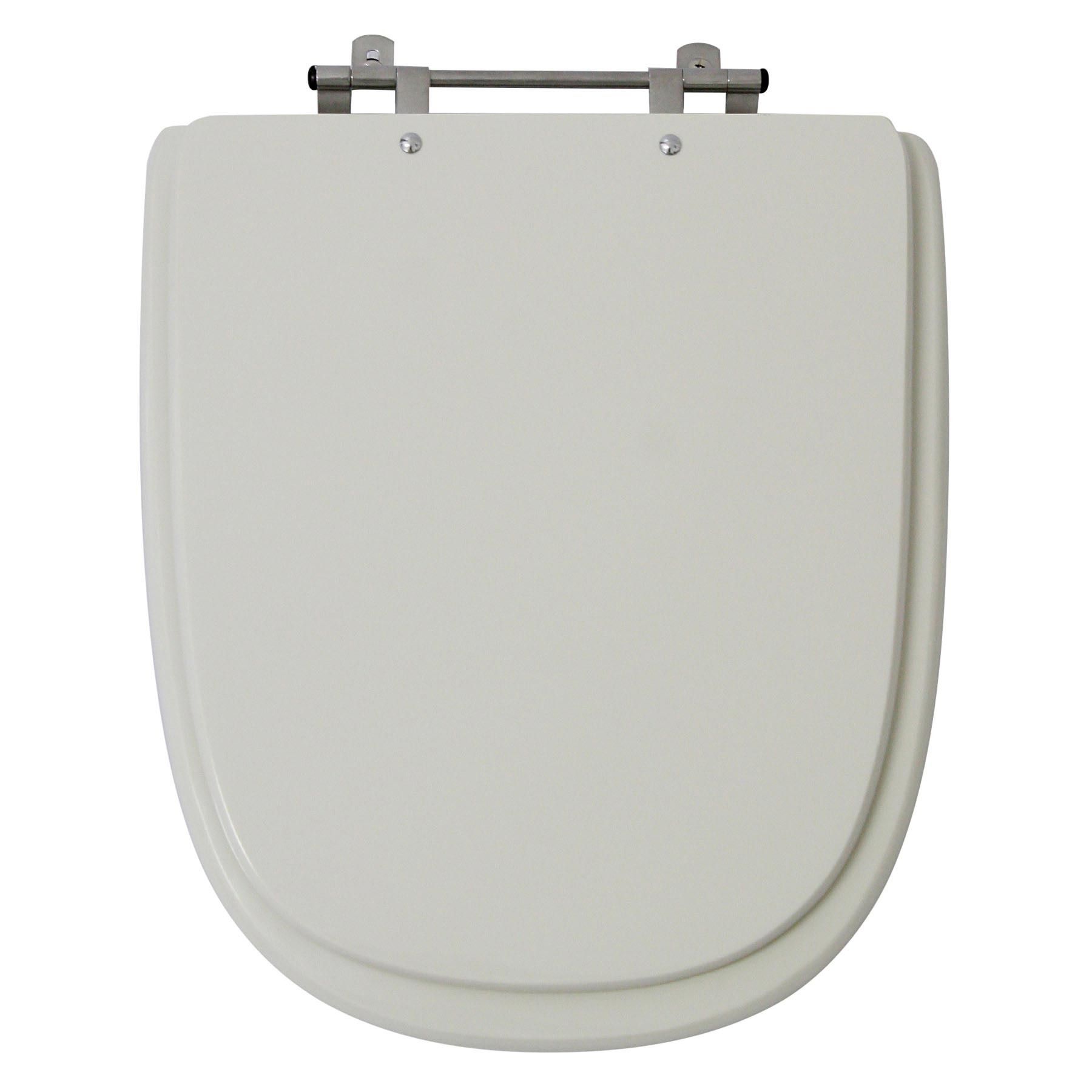 Assento Sanitário Ibiza Poliéster Biscuit Fechamento Comum Tampex