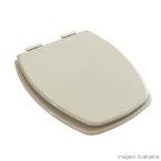 Assento sanitário Monte Carlo MDF laqueado creme Tondo