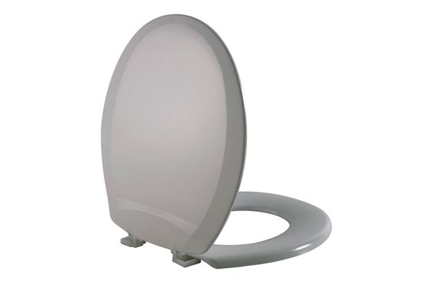 Assento Sanitário Oval em Polipropileno Talento Cinza Claro