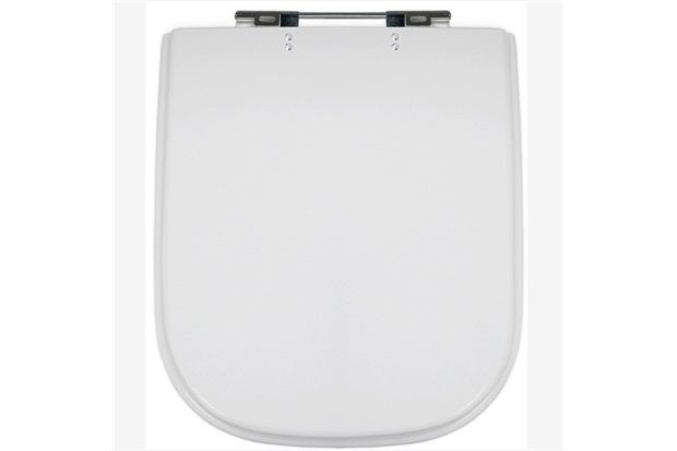 Assento Sanitário Poliéster Quadra/Piano Branco