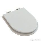 Assento sanitário Riviera MDF laqueado gelo Tondo