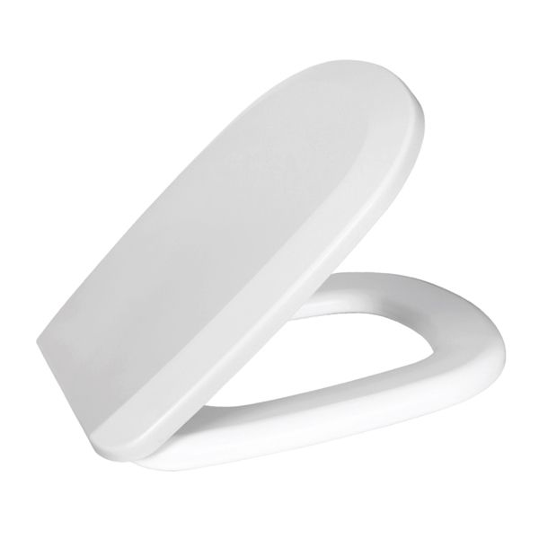 Assento Sanitário Sabatini Almofadado Polipropileno Branco Fechamento Comum Sicmol