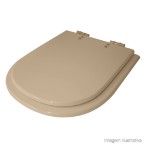Assento sanitário Vogue Plus Life Etna creme Tondo