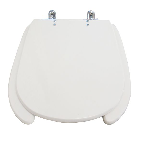 Assento Sanitário Vogue Plus/Vogue/ Life Resina Branco Fechamento Comum Policlass