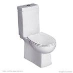 Bacia para caixa acoplada 3 e 6 litros Aruba branca Jacuzzi