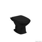 Bacia para caixa acoplada 3/6 litros Fit preta Celite