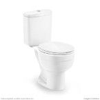 Bacia para caixa acoplada 3/6 litros sem abertura frontal Acesso Plus branca Celite