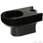 Bacia para caixa acoplada Carrara ébano Deca