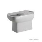 Bacia para caixa acoplada Dama Senso branca Roca