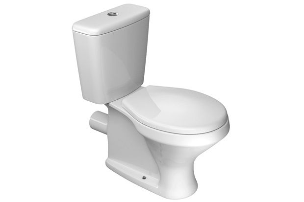 Bacia para Caixa Acoplada Saída Horizontal Ravena Branca