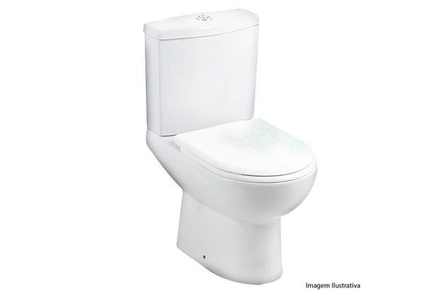 Bacia para Caixa Acoplada Smart Branca