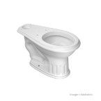 Bacia para caixa acoplada Windsor gelo Deca