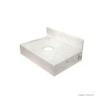 Bancada para banheiro 60x44x26cm para cuba de apoio 51120058 branco Venturini