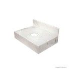 Bancada para banheiro 70x44x26cm para cuba de apoio 51120060 branco Venturini