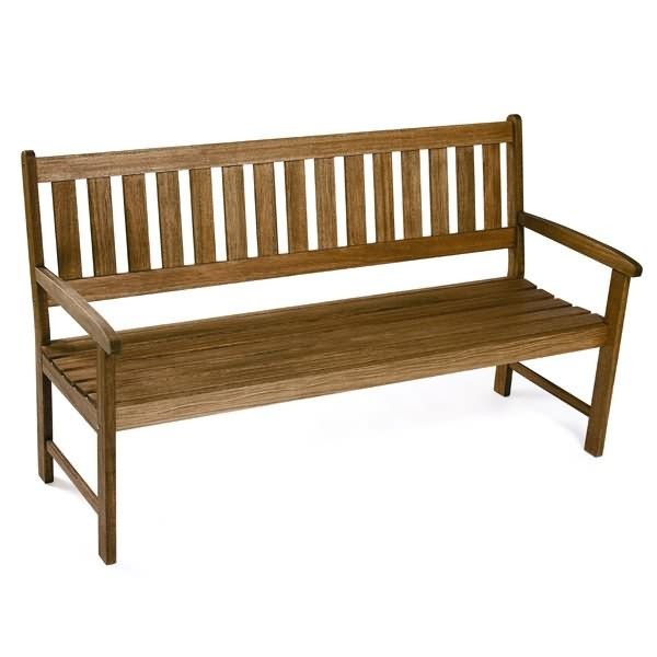 Banco Madeira Mestra 40x156cm Nogueira