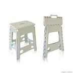 Banqueta dobrável branca Antares