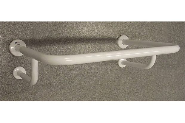 Barra de Apoio para Lavátorio Inox Branco Ref: L510