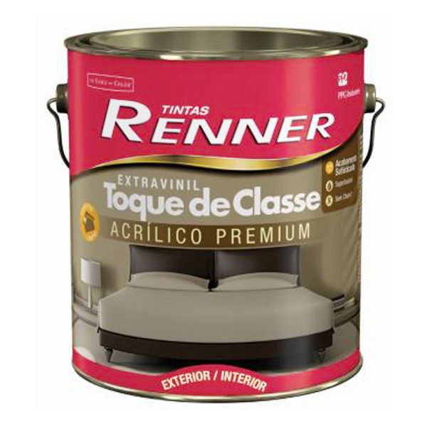 Base Tinta Acrílica Acetinado Extravinil Toque Classe 0,8L Renner