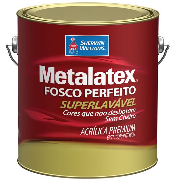 Base VY Tinta Acrílica Fosco Premium Metalatex 3,2L Sherwin Williams