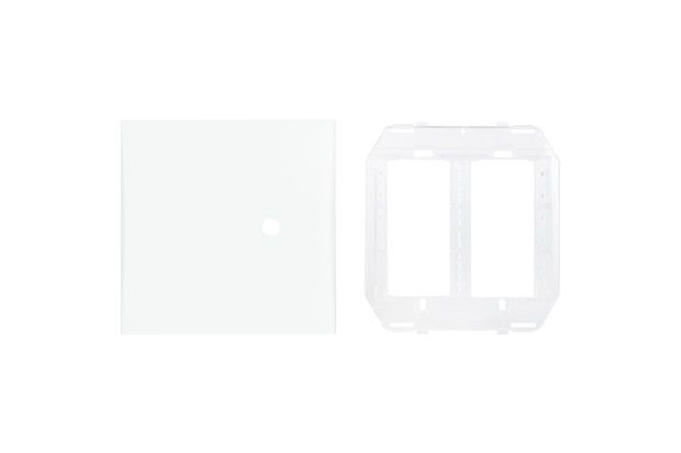 Bastidor com Placa 1 Furo 4x4 Impéria Branco 772131