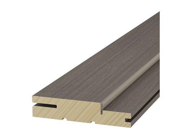 Batente de Madeira Pinus Recoberto Melaminico Carvalho Murano 53x12x3.1cm