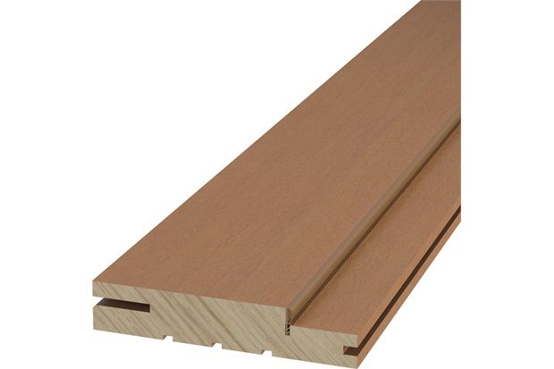 Batente de Madeira Pinus Recoberto Melaminico Curupixa Ravenna 53x12x3cm