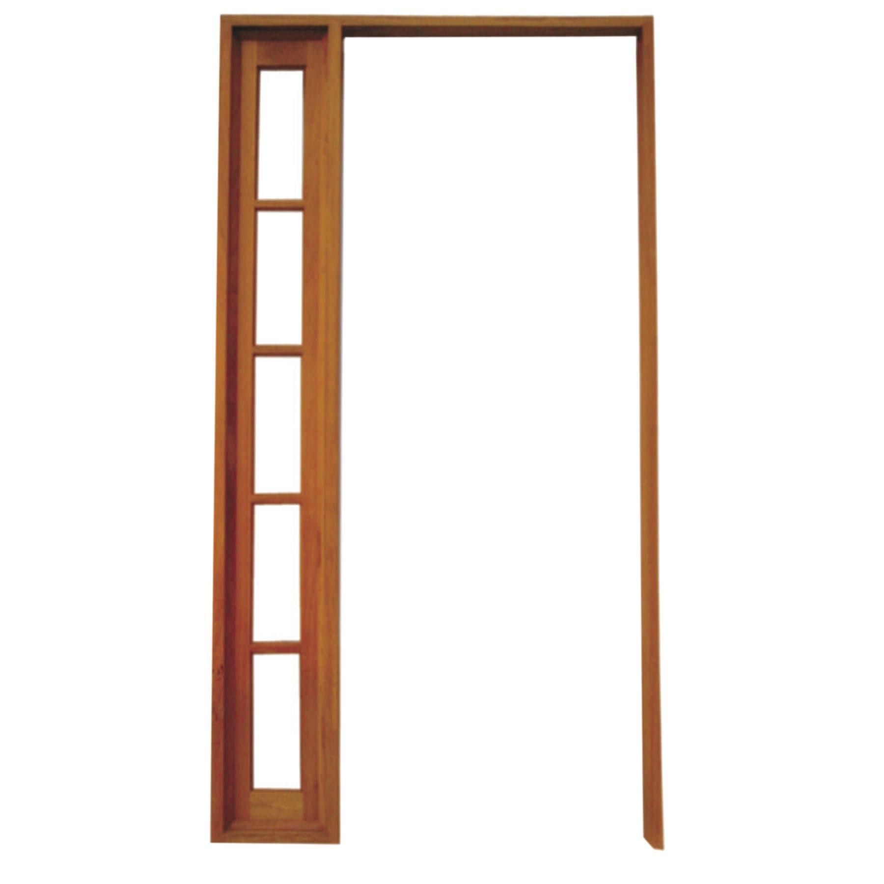 Batente para Porta de Giro de Madeira Angelim cm Rondosul