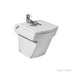 Bidê com 1 furo sem ducha e com ladrão branco Roca