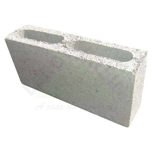 Bloco de Concreto Tipo Vedação 9x19x39cm Haza
