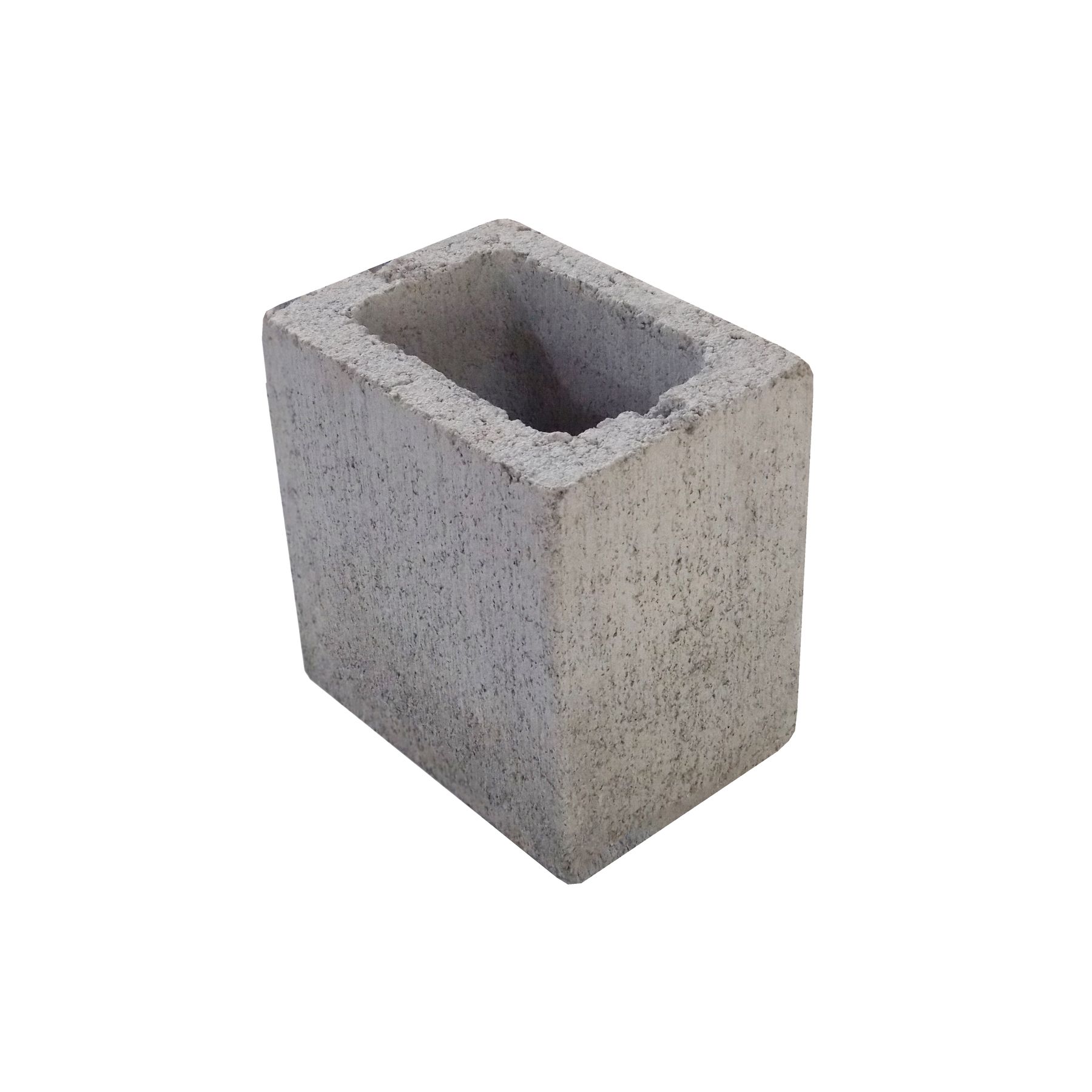 Bloco de Concreto Vazado Estrutural 4,5 Mpa - Meio Bloco 14x19x19cm - Classe B - JCRB Blocos