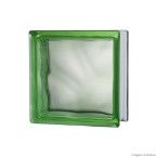 Bloco de vidro 19x19cm verde Exclusivo Telhanorte