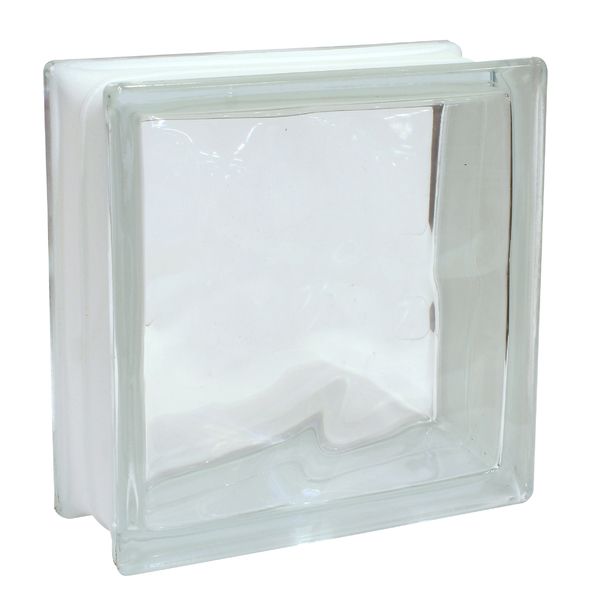 Bloco de Vidro Nublado 19x19x8cm Madex