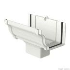 Bocal para calha retangular Aquapluv Style branco Tigre