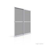 Box frontal Kit 2 folhas 110x185cm branco Ibrap