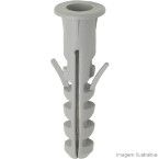 Bucha de fixação com anel 10mm BUA10 cinza Fixtil