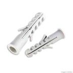 Bucha de nylon 06mm com anel 20 unidades Bemfixa