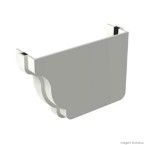 Cabeceira para calha Aquapluv Style 10x10cm direita Tigre