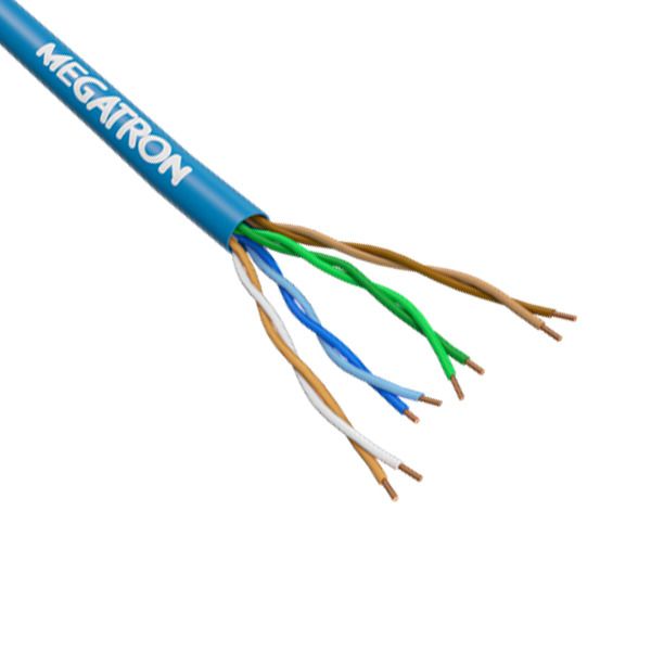 Cabo de Rede Trançado Azul Megatron