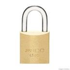 Cadeado com chave 20mm E-20 haste pequena bronze Pado