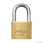 Cadeado com chave 20mm E-45 haste longa bronze Pado