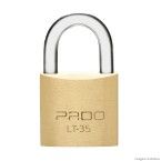 Cadeado com chave 35mm E-35 haste pequena bronze Pado